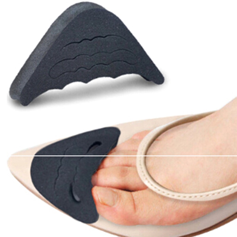 1 Pair Women High Heel Half Forefoot Insert Toe Plug Cushion Pain Relief Protector Big Shoes Toe Front Filler Adjustment