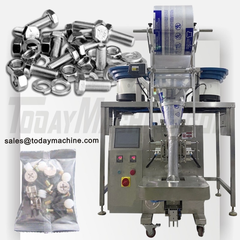Low Price Automatic Counting Screw Packing Machine Plastic Plug Hardware Small Parts Packaging Machine