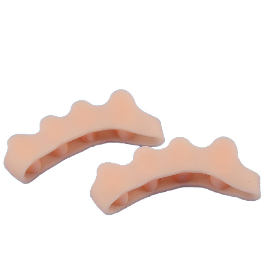 Toe Separator Stretcher Silicone Foot Care Gel Protector Correction Toe Bone Straightener Spreader Toe Hallux Valgus Corrector