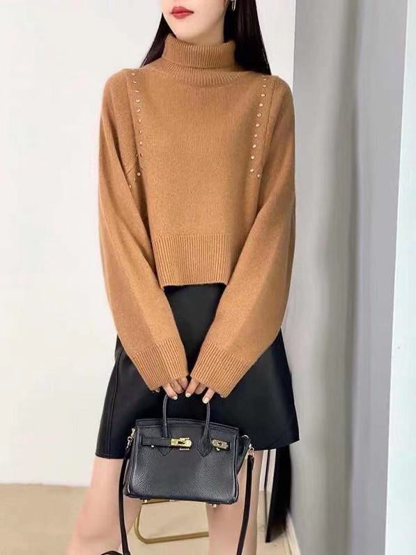 Sweaters YK12535 Fashion 2021 Runway Luxury famous Brand European Design party style women's Clothing