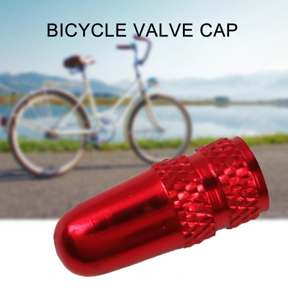 Cycle Valve Cap F/V Nozzle Presta threading Nut CNC Anodized Alloy Lid Cover Light Weight Multi Colors