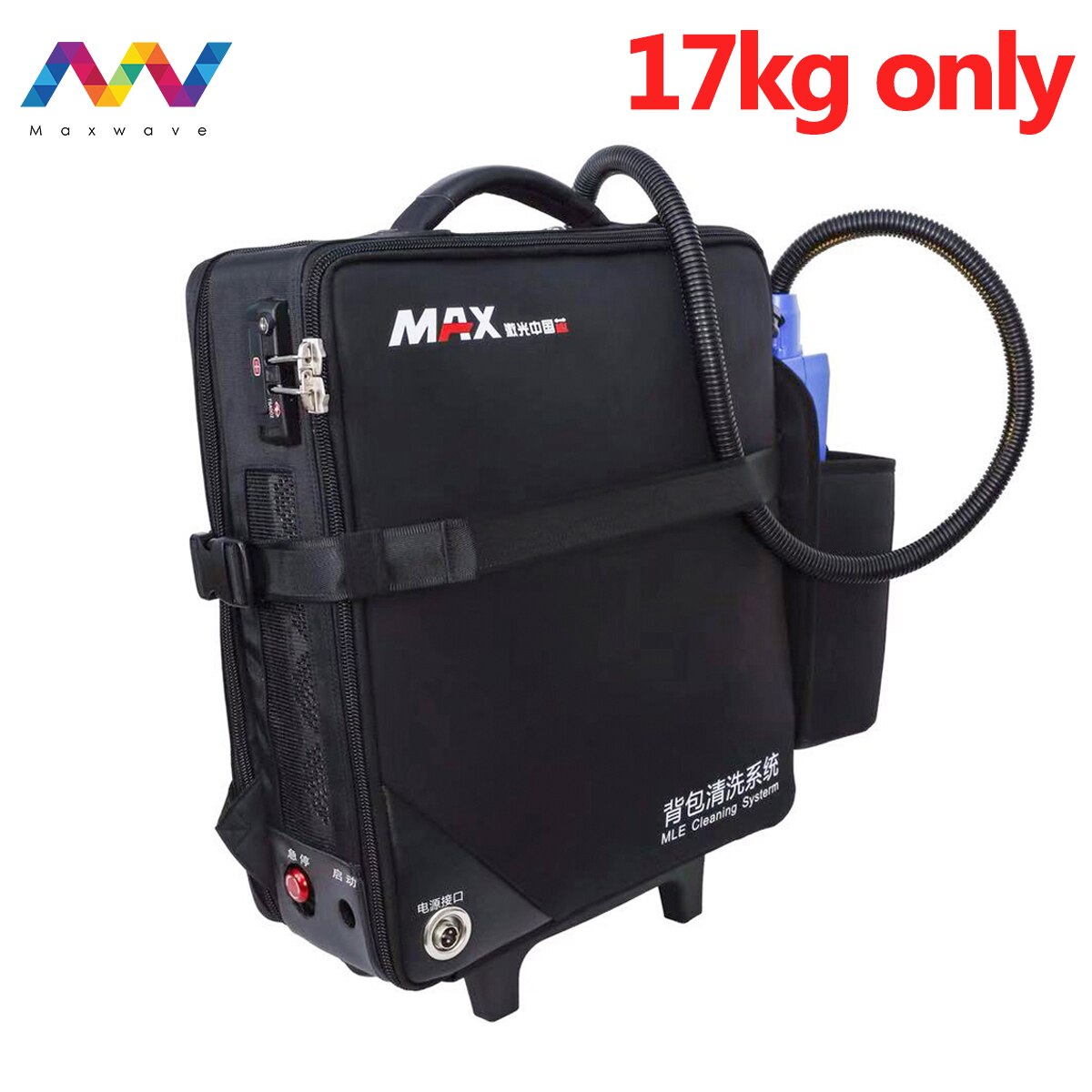 Mini Size Backpack 50W Cleaning Machine Rust Oil Paint Metal Surface Cleaner Fiber Laser Cleaning Machine