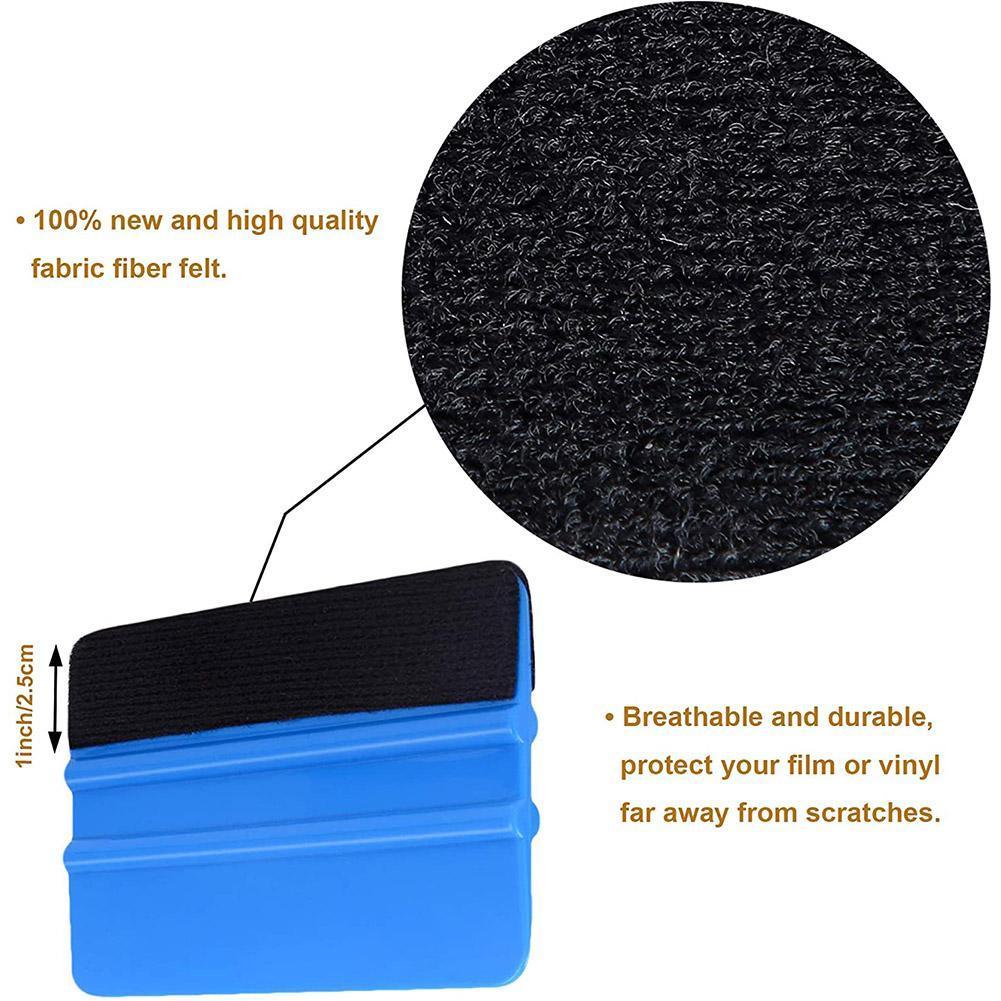 Car modified PP + woven flannel Wrap Film Squeegee Installation Kit Car Scraper Tools Auto Styling Vehicle Sticker Accessor Y7K6