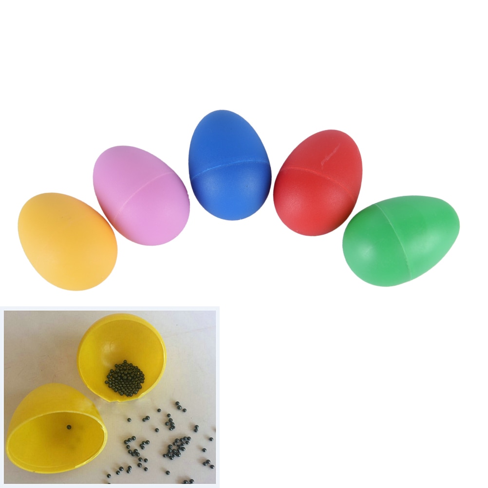 Plastic Percussion Maracas Shaker Musical Sound Egg Colorful Musical Instrument Baby Toddler Childre Toy Hot