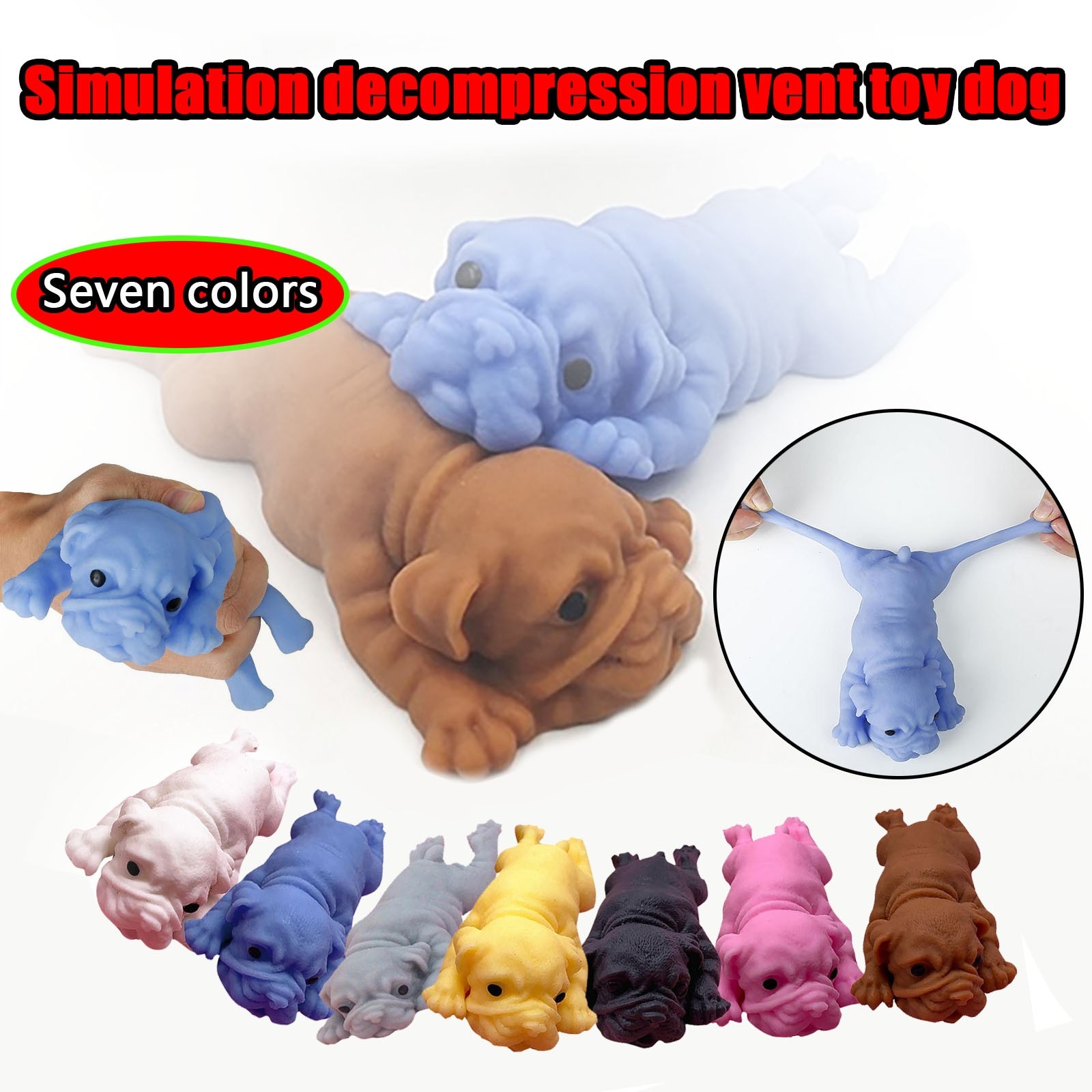 Squishy Dogs Anime Fidget Toys Puzzle Creative Simulation Decompression Toy Anti-stress Party Holiday Gifts For Men And Kids Toy