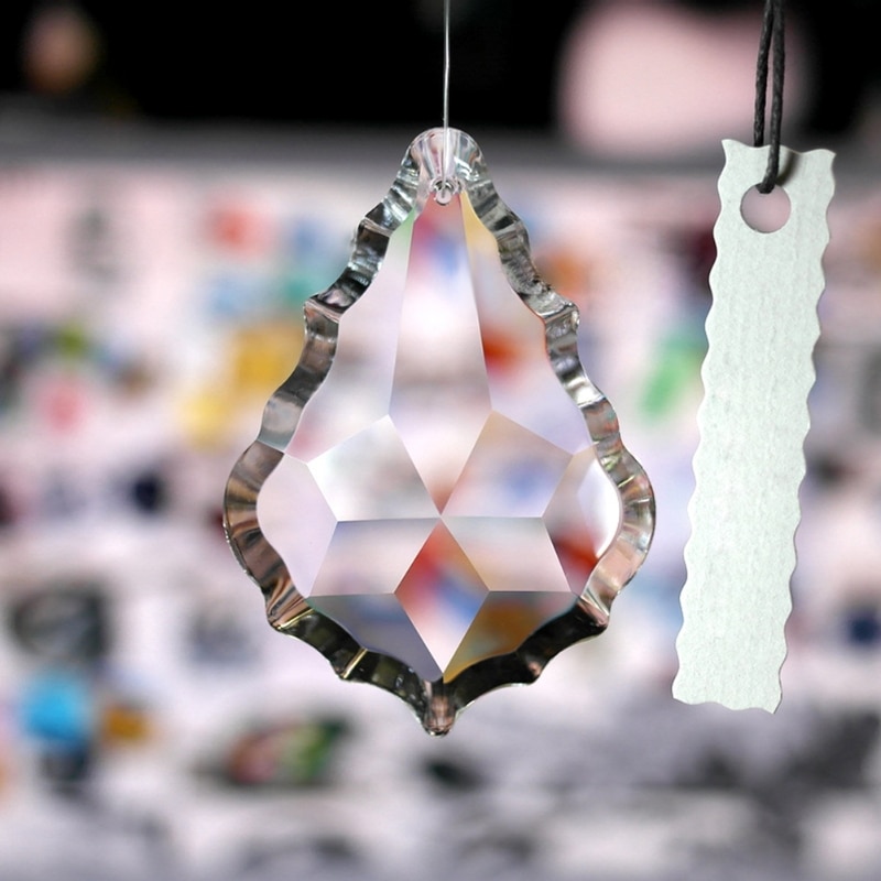 2021 New Clear Chandelier Glass Crystals Lamp Prisms Parts Hanging Drops Pendants 38mm