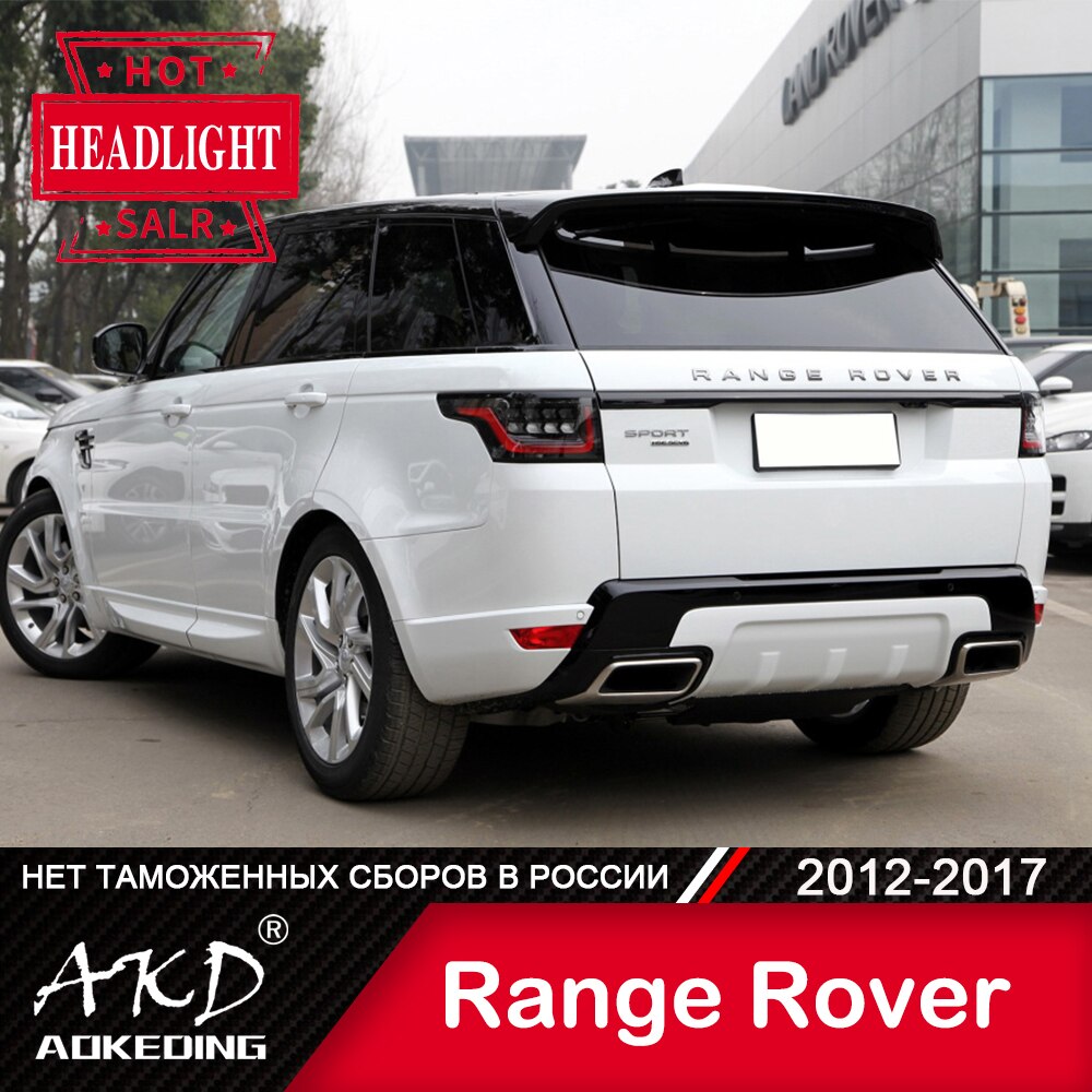 For Car Range Rover Sport Tail Lamp 2012-2017 LED Fog Light Day Running Light DRL Tuning Car Accessories Range Rover Tail Lights