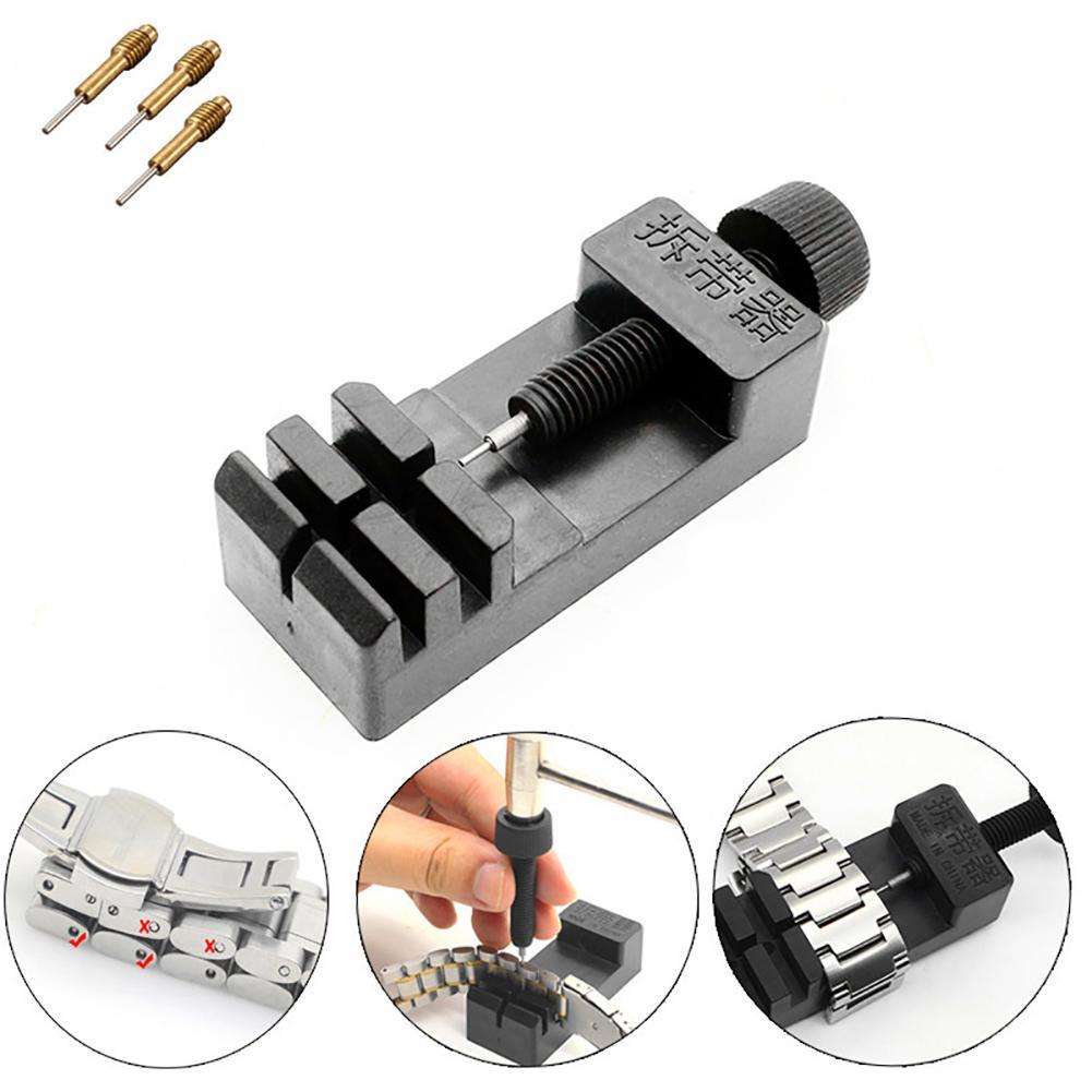 1 Pcs Portable Adjusting Watch Link For Band Slit Strap Bracelet Chain Pin Remover Adjuster Repair Tool Kit For Men Women Watch