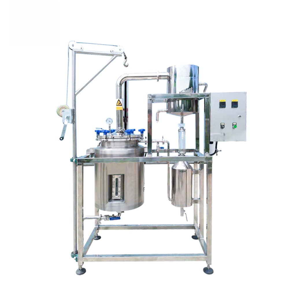 304 Stainless Steel Essential Oil Extraction System 10L Essential Oil Extraction Equipment Plant Essential Oil Extractor