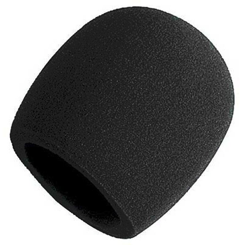 New Microphone Cover case On Stage Foam Ball-Type Mic Anti Saliva Windscreen For Microphones Black Microphone Accessories
