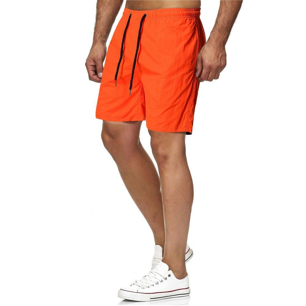 Beach Shorts Fifth Drawstring Closure Summer Quick Dry Shorts for Fitness New Fitness Sweatpants Shorts Man шорты мужские 2021