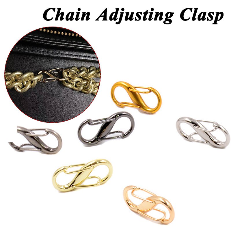 Chain Length Adjustment Buckle Bag Chain Shorten Chain Change Length Hook DIY Bag fixed Chain Accessory Adjustable Buckle Look