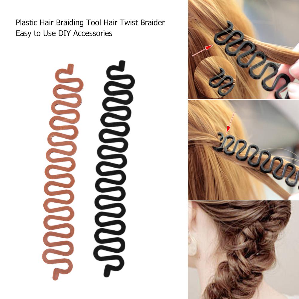 Plastic Lady French Hair Braiding Tool Hair Twist Braider Easy to Use DIY Accessories Fashion Salon Women Braider Maker