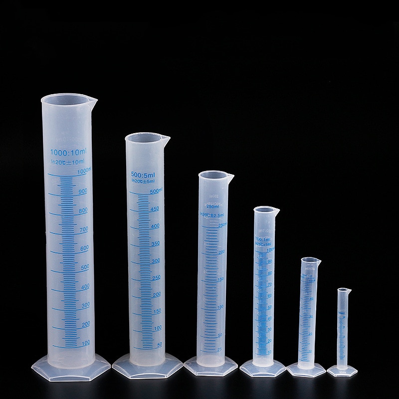 10/25/50/100ml Plastic Cooking Measuring Cylinder Graduated Tools Chemistry Laboratory Tools School Lab Tool Kitchen Tools