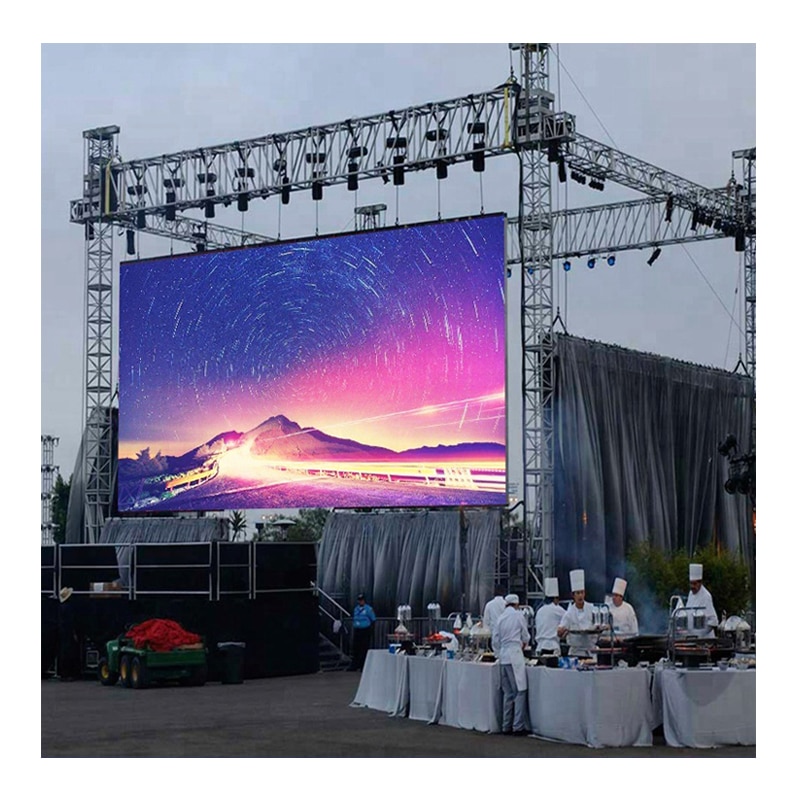 9 square meter Outdoor P3.91mm Led Display 18pcs Outdoor 500x1000mm Die Casting Aluminum Panel With All Accessories LED Screen