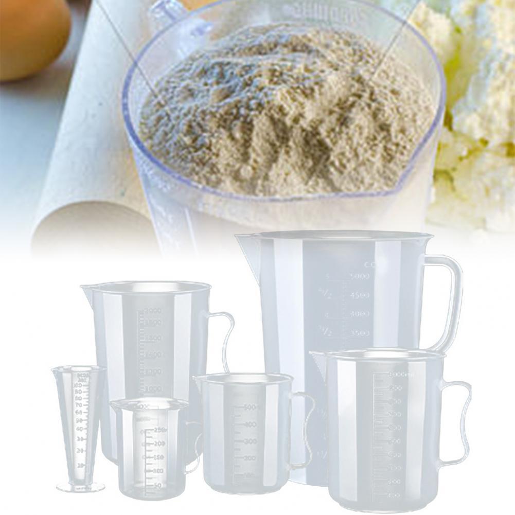 Measuring Cup Eco-friendly Heat Resistant Plastic Graduated Measuring Mug for Home