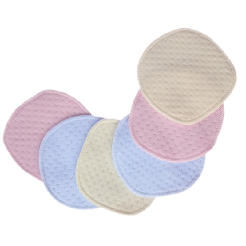 2018 New 1Pc Reusable Nursing Breast Pads Washable Soft Absorbent Baby Breastfeeding Cover Random Color Baby Mom Care Gifts