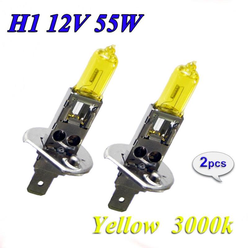 1pcs H1 12V 55W Halogen Bulbs Universal Car Headlight Halogen Car Automotive Bulb Accessories U4R9 Headl Light S8K6 Auto Gl V0H9