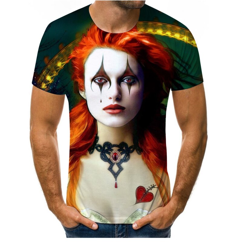 2021 summer hot sale men's and women's T-shirt fashion 3D printing fashion casual sports T-shirt short sleeve O-neck breathable