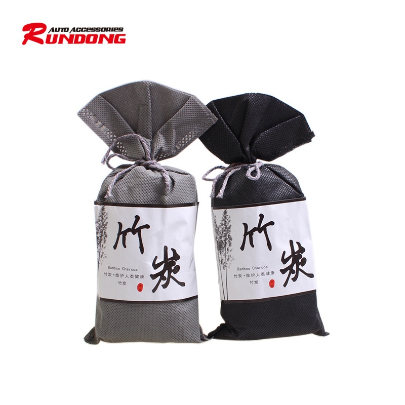 Rundong Japanese bamboo charcoal package drawer deodorant bag activated carbon new car deodorant 100g enough