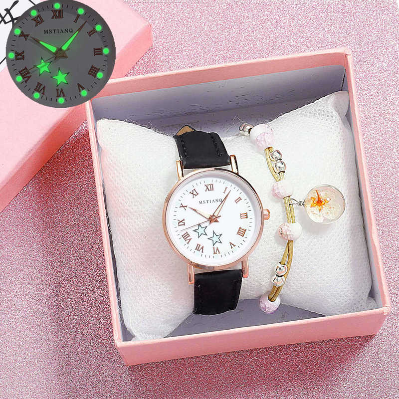 2021 Luminous Women Watches Fashion Casual Leather Strap Ladies Watches Simple Female Clock Quartz Wristwatches Relogio Feminino