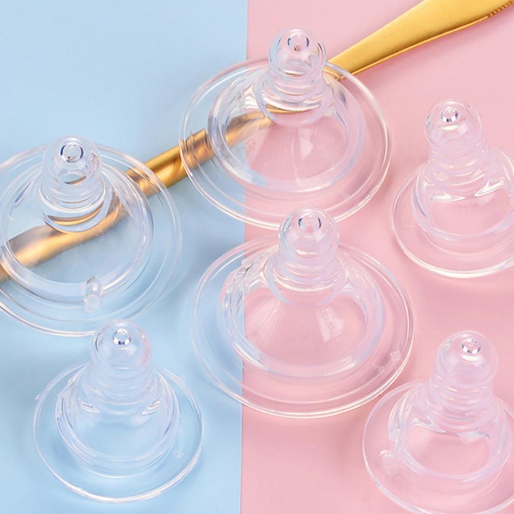 1Pc Newborn Infant Baby Liquid Food-Grade Liquid Silicone Pacifier Teat Dummy Baby Feeding Nipple Soother For Cross/Round Hole