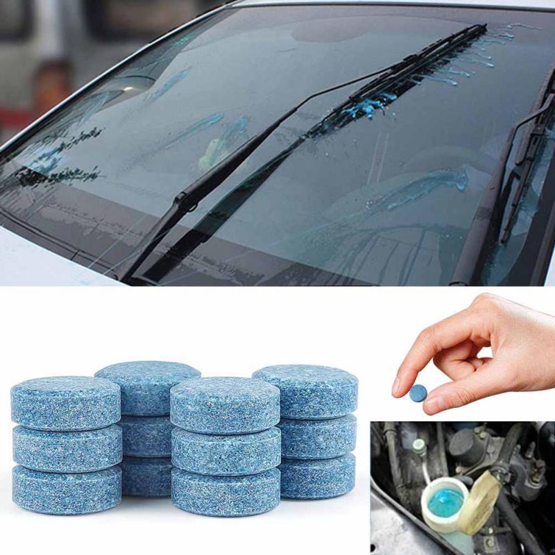 High Performance Cleaner Glass Washer Detergent Effervescent Tablets Dust Remove Concentrated Wiper Car Windshield Decontaminate