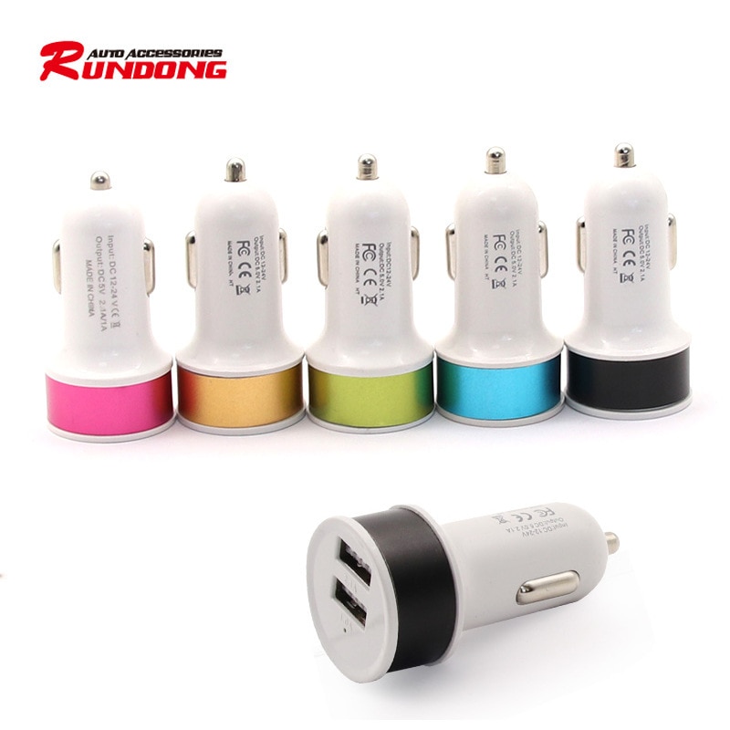 Car Phone Charger Dual USB 2.1A car filling gift A30