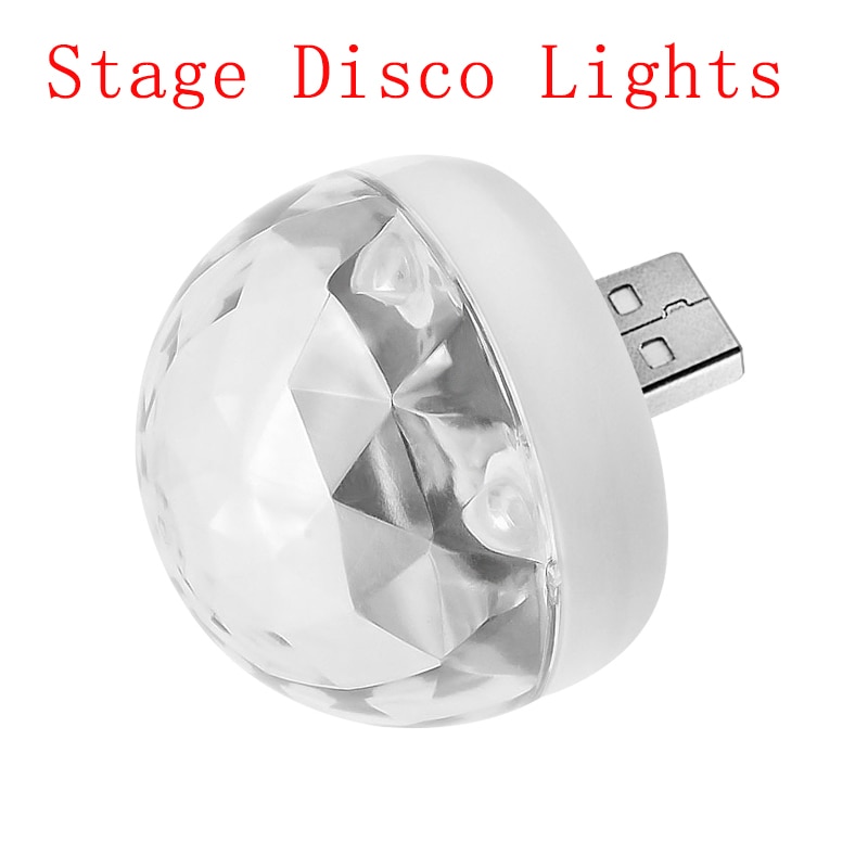 USB Stage Lights Club Projection Lamp For Mobile Phone Family Ball Disco Lights Festival Party Colorful KTV Lantern