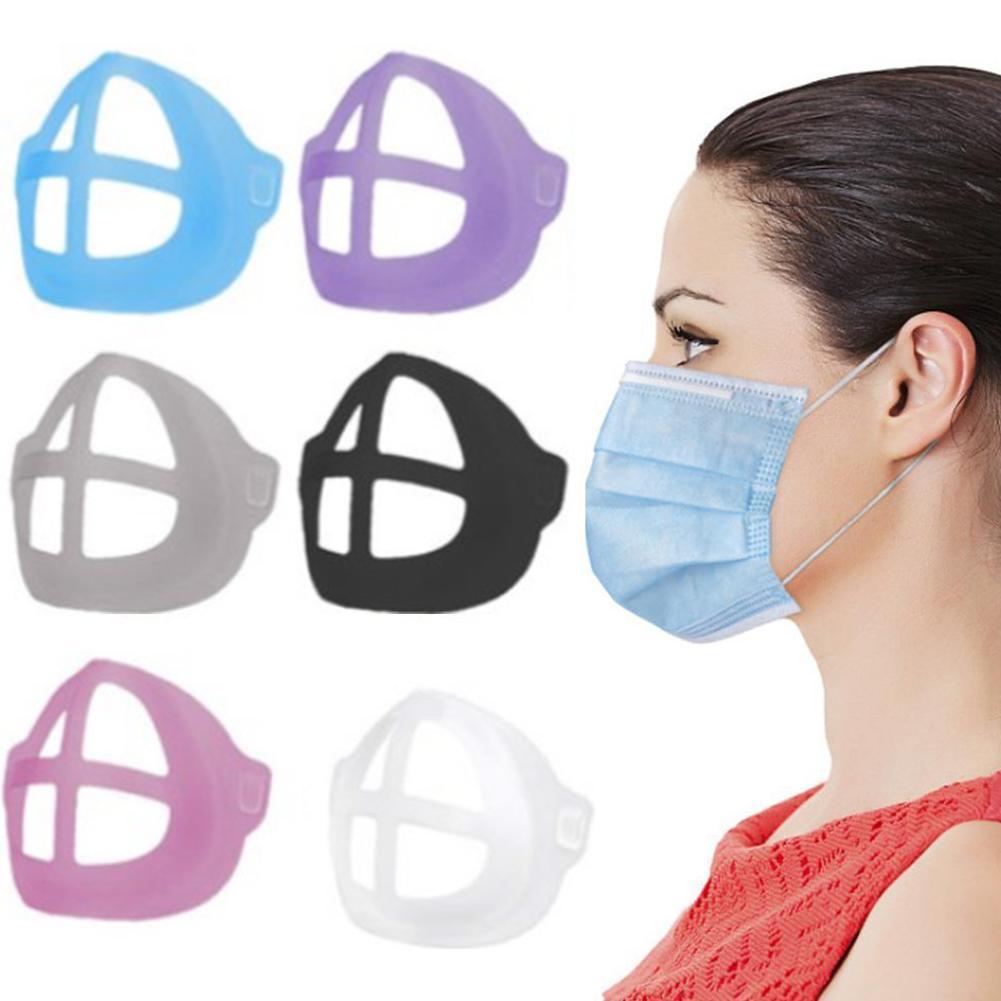 6Pcs/Set 3D Mouth Support Respirator Breath Holder For Food Parts Support Silicone Breathable Grade Holder L2E8