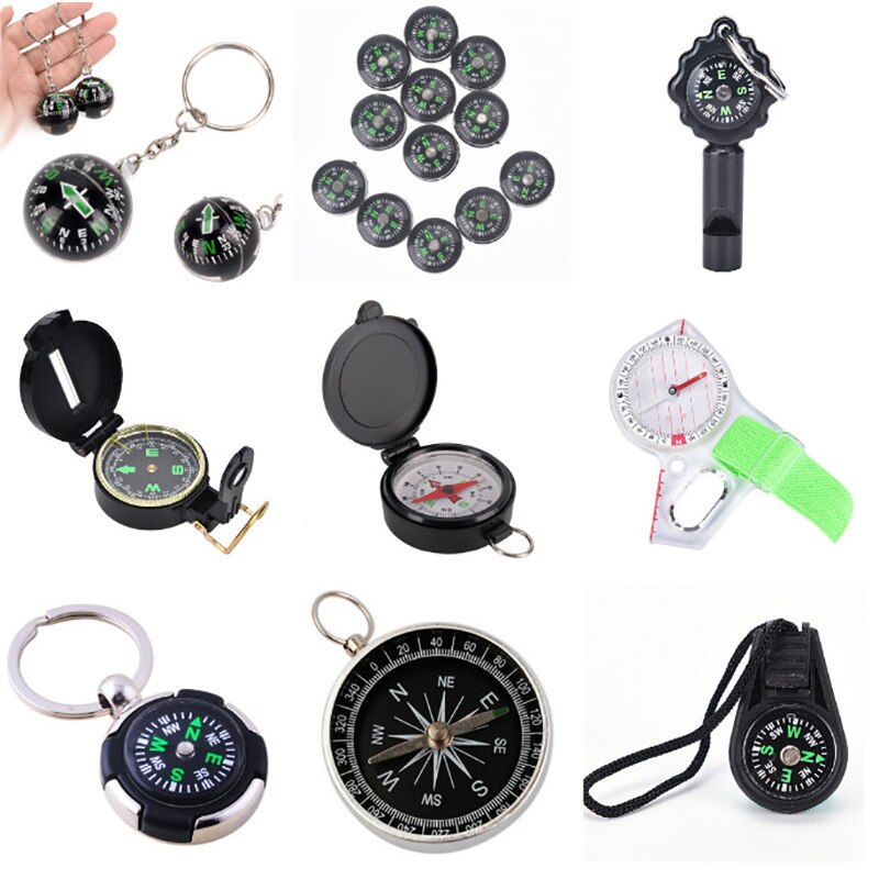 Outdoor Camping Hiking Plastic Compass Compass Proportional Footprint Travel Military Compass Tools travel kits