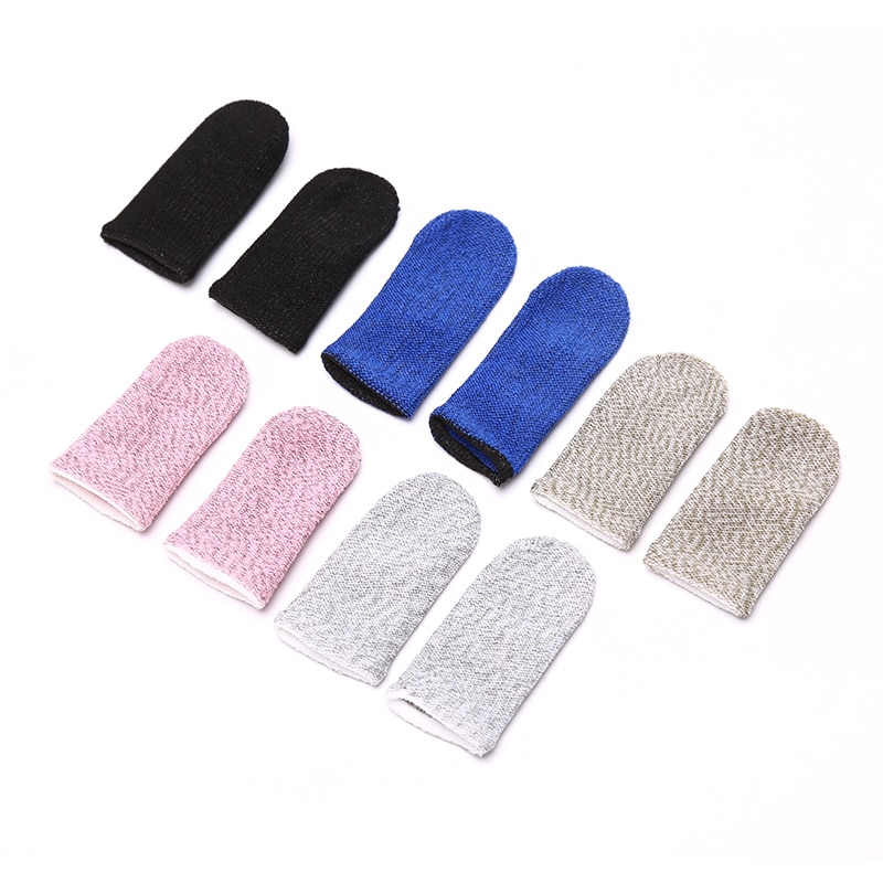 1 Pair Finger Cover Game Controller Breathable Sweat Proof Gaming Thumb Sleeve Game Accessories