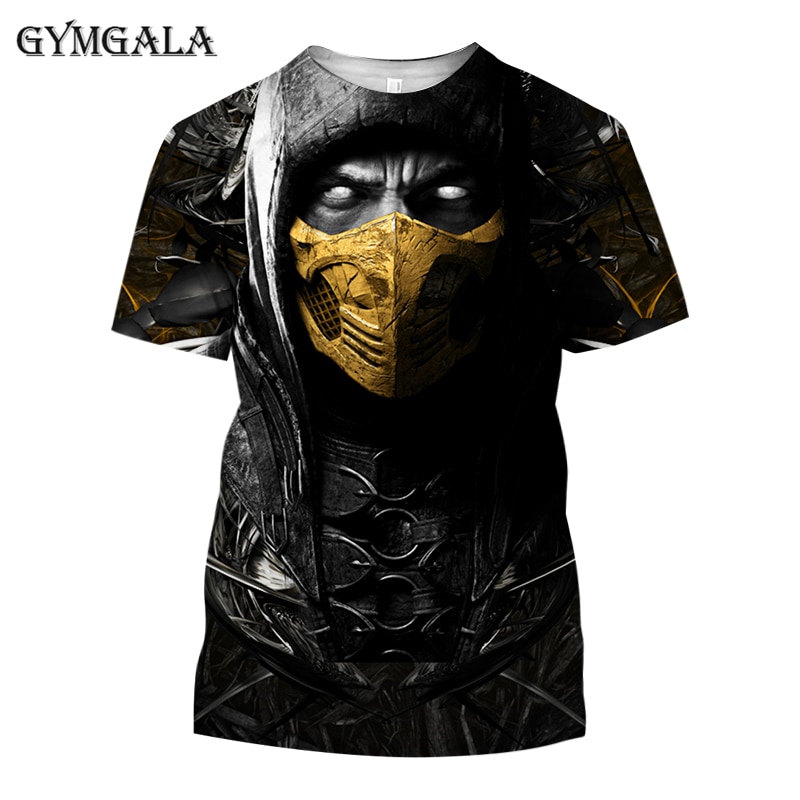 Mortal Kombat 3D Print T-shirt Fashion Fighting Game Streetwear Men Women Sport Casual T Shirt Hip Hop Clothing Male Tshirt Tops