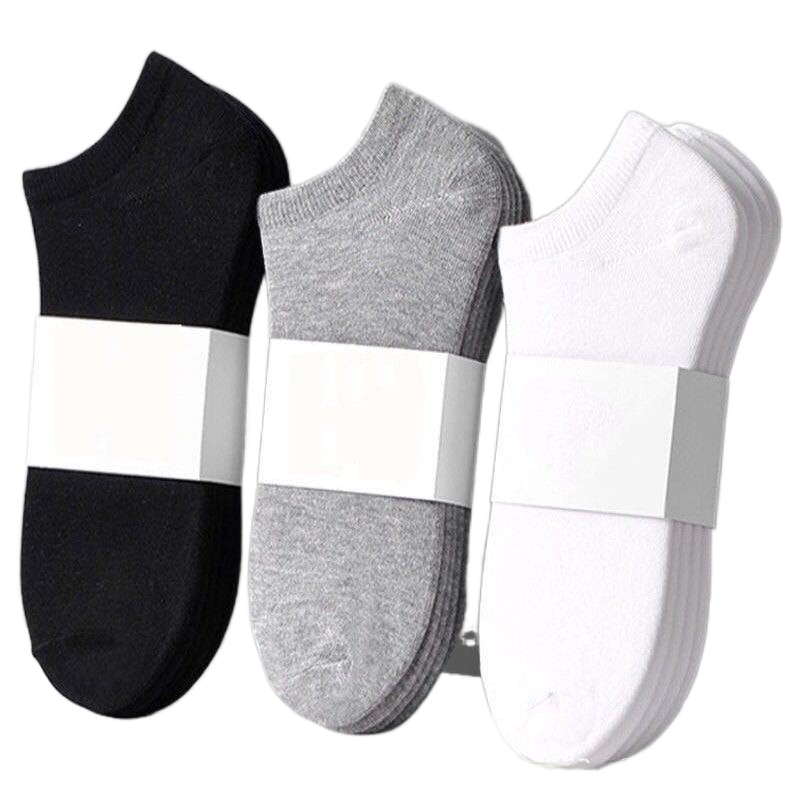 Men's socks Harajuku four seasons socks with inscription invisible low-cut socks sweat-absorbent suit white socks
