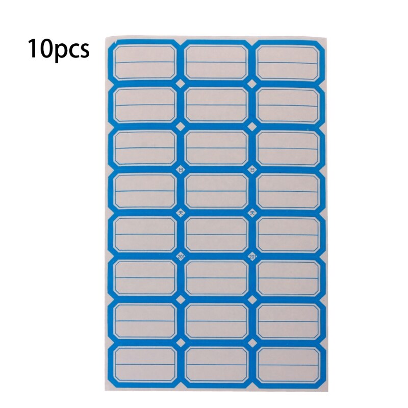 240 Pcs Self Adhesive Sticky Blank Label Paper Label Can Be Classified