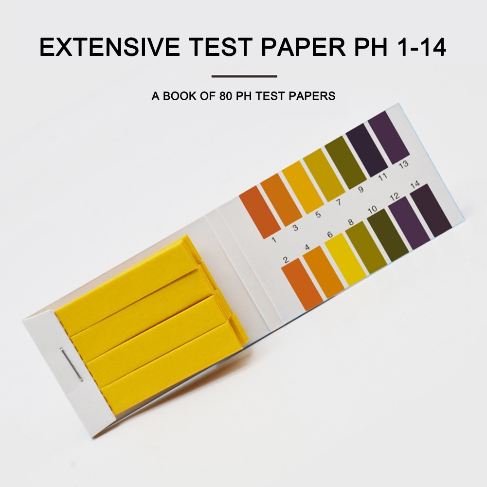 Water Quality Test Paper Range 1-14 PH Value Alkalinity Hardness Tester Strip Tester Paper Water Soilsting Kit New