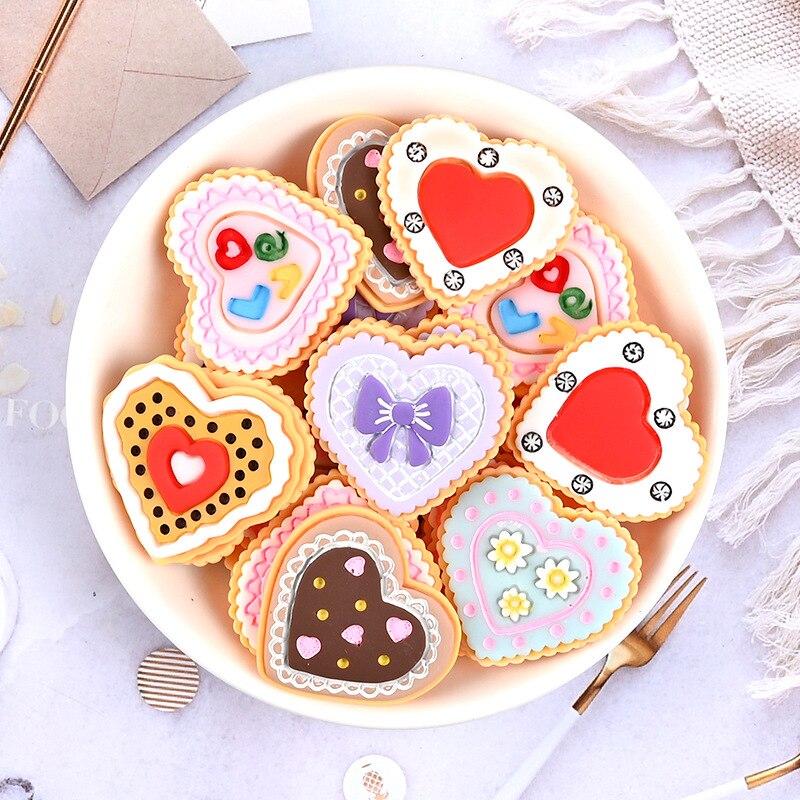 Love biscuits series refrigerator stickers, multi-color refrigerator stickers, cute mixed-color blackboard stickers