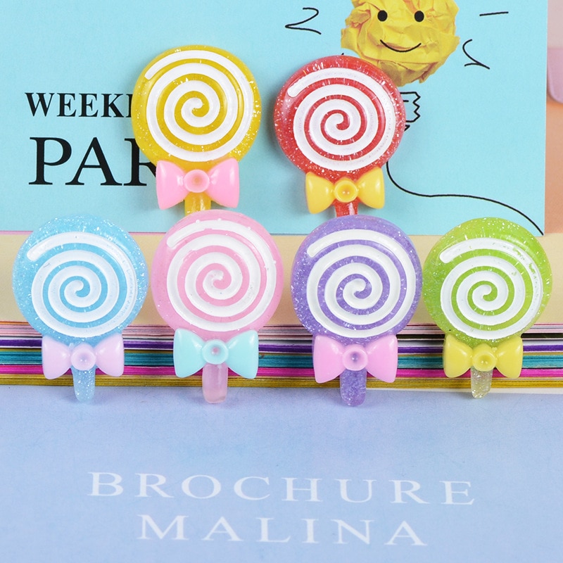 Lollipop decoration magnetic refrigerator magnet, funny multi-color refrigerator magnet, cute blackboard sticker