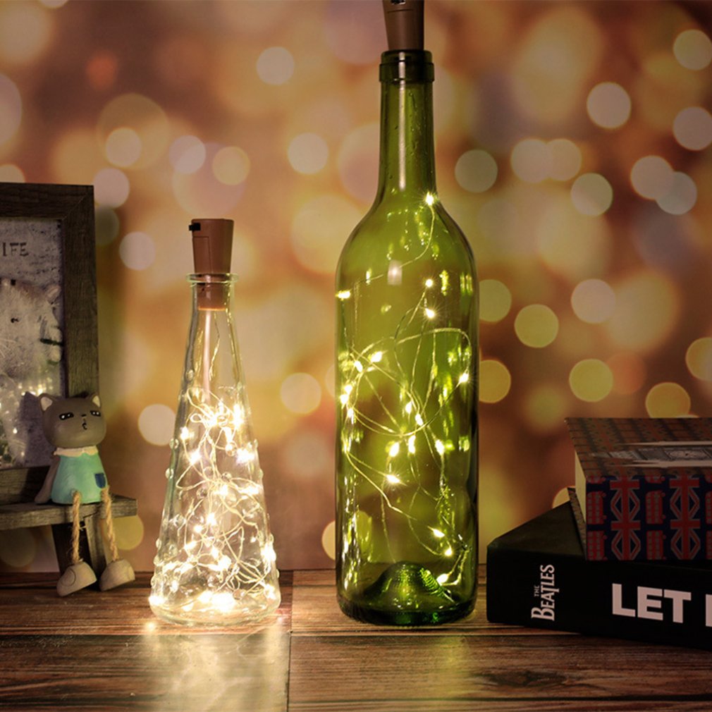 10/30 LED Copper Wire String Light Wine Cork Bottle Stopper Waterproof Fairy Led Light Lamp For Home Party Wedding Decoration