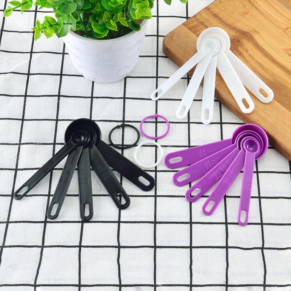 5pcs/Set Measuring Spoon Set For Baking Coffee Measure Dropshipping Baking Kitchen Accessories Tool Tool Tool Measure D1F7