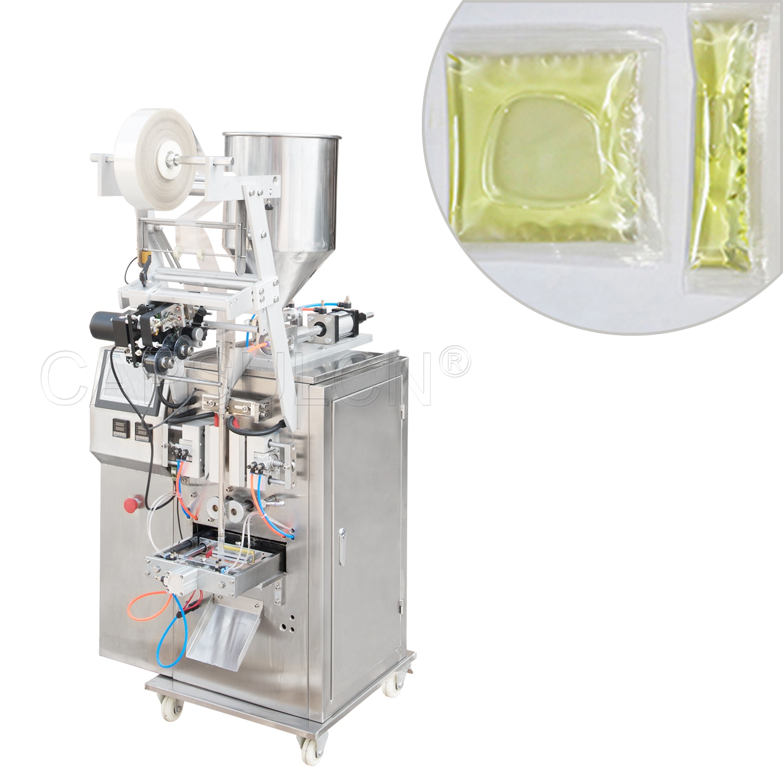 DXD-80 Automatic packaging machine Various liquid & Cream &Powder & Granule Packing Machine Honey, Sauce, Shampoo, Cream, Powder