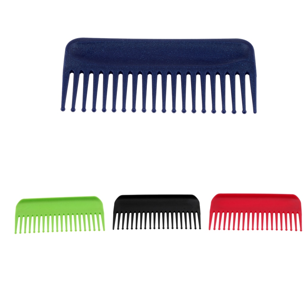 MagiDeal Wide Tooth Hair Comb Non Static Detangler Plastic Comb 6"