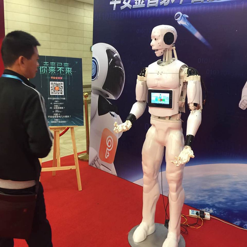 intelligent humanoid robot used for school museum display robot educational interaction smart talking robot
