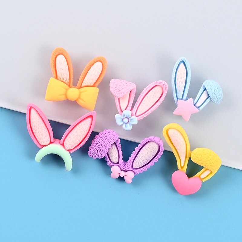 Rabbit ears decorative magnetic refrigerator magnet, interesting multi-color refrigerator magnet, cute blackboard sticker