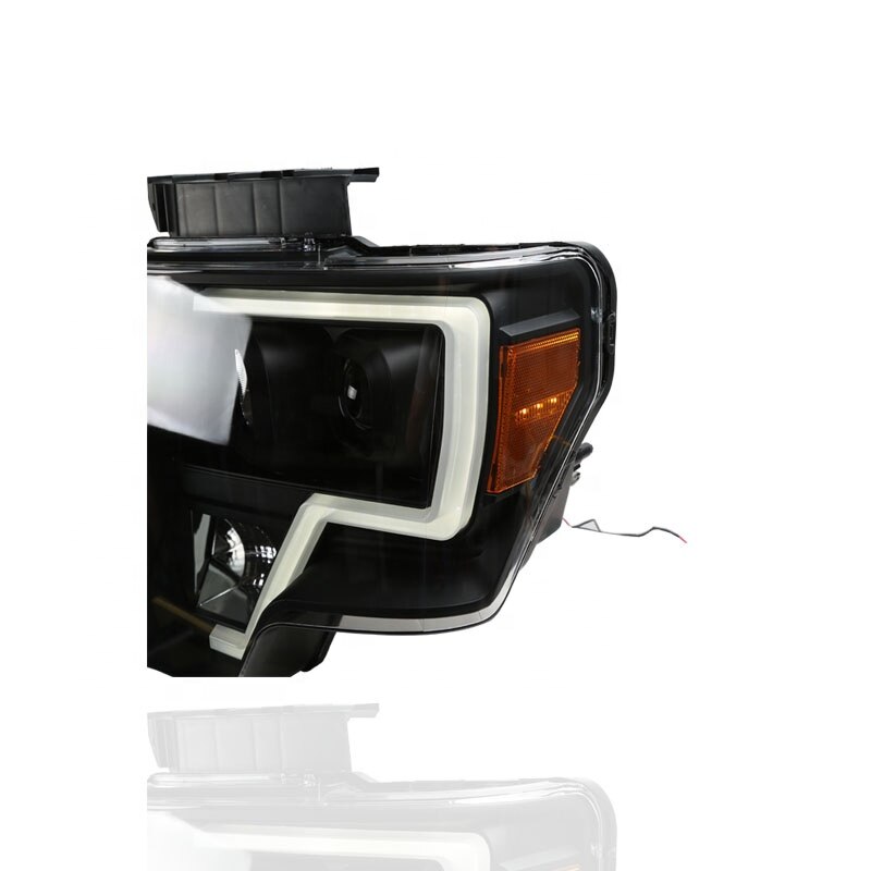 Eagle Eyes factory high quality For Ford F150 F-150 Raptor 2009-2014 modify headlight head lamp projector lens Car Front Light