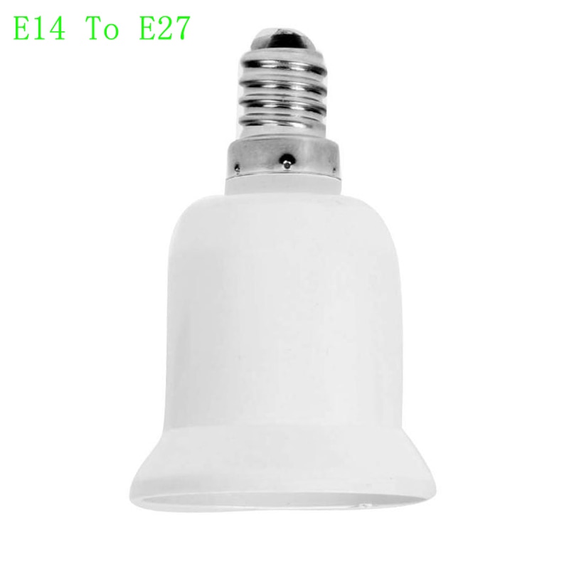 1PCS E14 To E27 Lamp Bulb Socket Base Holder Converter 110v 220V Light Adapter Conversion Fireproof Home Room Lighting