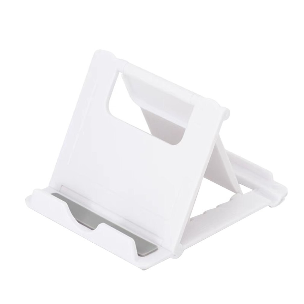 Random Color Adjustable Tablet Stand Folding Lazy Video Bracket Mobile Phone Tablet Desktop Foldable Stand for Pads phones white