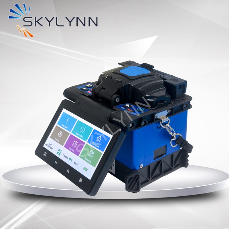 High Precision FS-4108S Fiber Optic Fusion Splicer, Aotomatic 5 Inch LCD Color Touch Screen Optical Welding Machine