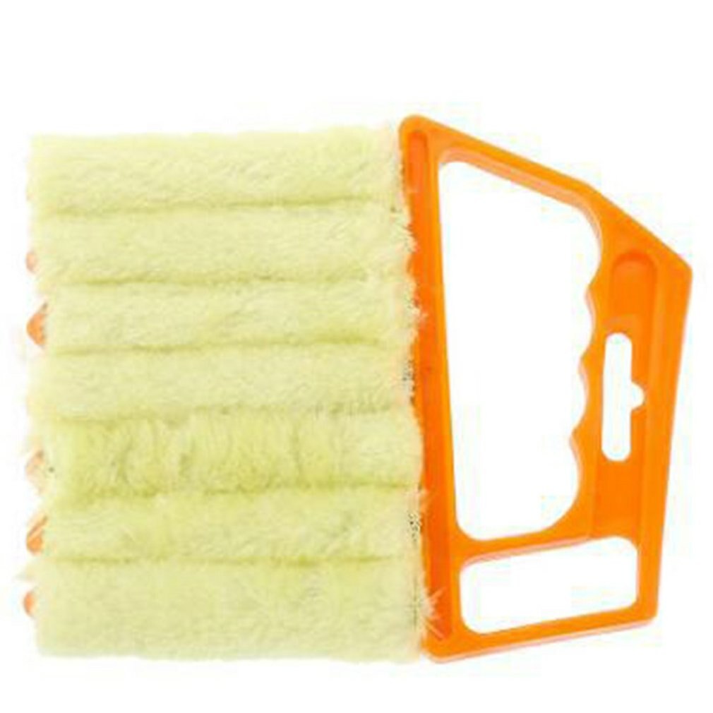 1PCMicrofiber Window Cleaning Brush Venetian Blind Cleaner Brush Cleaning Tool Washable Air Conditioner Duster Blinds Cloth