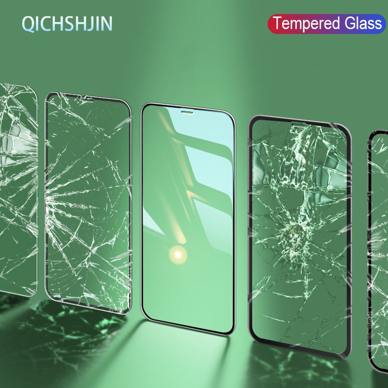 Full Cover Glass For iPhone series 7 8 Plus 6 6s Glass For iPhone X Xr Xs 11 12 Pro Max 12 Mini Tempered Glass Screen Protector